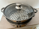 Debo德铂罗森304不锈钢汤锅双层蒸锅煲汤炖煮熬粥汤奶锅28cm  实拍图