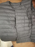 鸭鸭（YAYA）秋冬装反季轻薄羽绒服男马甲修身轻型保暖内胆马夹防寒轻便外套KX 灰色 XL /180 实拍图