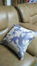 思篇欧式奢华提花沙发抱枕加厚布艺客厅靠垫套大号床头靠背办公室腰枕 灰紫牡丹(雪尼尔提花) 45*45cm抱枕套+枕芯 实拍图