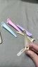【明星同款】磨砂彩色无痕鸭嘴夹洗脸化妆专用发卡刘海 洗漱无痕鸭嘴夹-5个装颜色随机发 实拍图