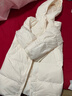 优衣库童装男童女童羽绒大衣/外套夹克保暖厚衣服473308 01 乳白色 140 实拍图