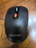 联想（Lenovo）无线蓝牙双模充电鼠标 蓝牙5.0/3.0 便携办公鼠标人体工学设计 Howard理性黑充电版 实拍图
