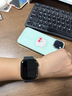 Apple/苹果 Watch Series 10 智能手表GPS款42毫米亮黑色铝金属表壳黑色运动型表带M/L MX1P3CH/B 实拍图
