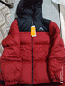 雪中飞【双面穿】儿童羽绒服冬季轻薄男女童面包服羽绒服中国红170cm 实拍图