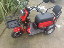 奥刻（AOKE）新款电动三轮车家用小型接孩子迷你亲子女士代步老年人电瓶车 48v裸车（无电池无充电器） 实拍图