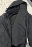 回力冲锋衣男女三合一户外防风防水登山服抓绒衣可拆卸夹克外套黑色 实拍图