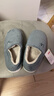 京东京造【厚底防滑】棉拖鞋男士冬季室内居家毛拖保暖全包深灰色44-45 实拍图