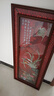 奇画 新中式客厅装饰画立体浮雕画电视沙发背景墙画餐厅书房实木挂画 梅兰竹菊  胡桃色 108*44cm 晒单实拍图
