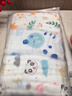 洁丽雅（Grace）纯棉6层纱布小毛巾宝宝童巾新生婴儿童洗脸洗澡柔软口水巾30*50cm 实拍图