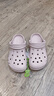 CROCS卡骆驰洞洞鞋贝雅男鞋女鞋轻便耐磨一脚蹬拖鞋休闲鞋|10126 裸粉-6PI 36 /37(220mm) 实拍图