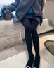 菇娘家黑色打底裤女秋冬季保暖连裤袜显瘦防勾丝高腰可外穿加绒大码 实拍图