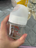 贝亲【新生儿第一个奶瓶】玻璃奶瓶宽口径奶瓶80ml SS号奶嘴 0月+ 实拍图