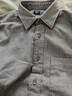 优衣库男女装法兰绒衬衫长袖衬衣纯棉薄外套25新款478118 480773 480773/05天灰色 S 实拍图