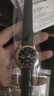 【网红爆款】商务腕表石英运动表休闲皮带男女手表 黑色 实拍图