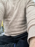 恒源祥100%纯羊毛衫男冬季半高领宽松商务中年男士内搭保暖打底针织毛衣 实拍图