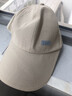 【热巴同款】加大棒球帽帽子男女大头围显脸小春夏字母百搭棒球帽 侧标-米色 实拍图
