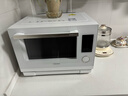 东芝（TOSHIBA）【国家补贴20%】白珍珠水波炉高奢款家用微波炉烤箱微蒸烤炸炖一体机蒸烤箱28L触控彩屏YD95CNW 实拍图