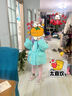 雪中飞kids童装儿童羽绒服清仓时尚女童中大童撞色拼接洋气羽绒服 浅灰色 160 实拍图