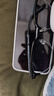 蔡司（ZEISS）镜片纯钛眉线半框近视眼镜男大脸防蓝光辐射散光变色配度数眼睛女 黑银色【高端钛架】 配1.56钻晶防蓝光（0-400度） 实拍图