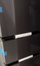 海尔（Haier）冰箱218L三门玻璃门新一级能效双变频三开门风冷黑金净化软冷冻家用冰箱大容量BCD-218WGHC3E9YS 实拍图