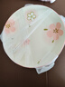 华青格陶瓷盘子8英寸4只家用餐盘菜盘牛排盘饺子盘饭盘釉下彩奶油樱花 实拍图
