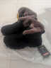 全洲狼雪地靴男冬季东北大棉鞋抗寒加绒加厚保暖鞋轻便大码防滑靴子 黑色-大棉 42 (260mm) 实拍图