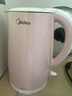 美的（Midea）电热水壶电水壶烧水壶双层防烫 0涂层 食品级304不锈钢1500W快速沸腾1.7L大容量 HJ1705 实拍图