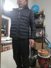 京东京造【air+零压羽绒】轻薄羽绒服男外套冬连帽白鸭绒 曜石黑M 实拍图