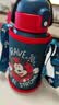 迪士尼（Disney）儿童礼物保温杯儿童水杯礼盒316不锈钢水壶学生专用幼儿园吸管杯 绿米奇【三盖礼盒+原装杯套】 650ml 实拍图