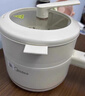 美的（Midea）电煮锅 小电锅 电蒸锅 长柄 宿舍小锅 多功能辅食锅 1.6L学生寝室一体泡面小火锅 XZE2017 配蒸笼 实拍图