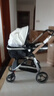 纽贝耳newber婴儿车 婴儿推车 婴儿车0-3岁用折叠可坐可躺带减震 可换向 黑白  遮阳防蚊罩+护脊睡板 实拍图