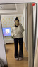 森马（Semir）羽绒服女90绒可爱花苞帽2025冬休闲通勤三防厚外套109725113028 实拍图