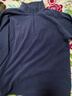 优衣库男装柔滑弹力摇粒绒半拉链套头衫/长袖25秋冬新款481184 66 蓝色 L /175/100A 实拍图
