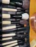 AOLANLA大师级珠光蓝化妆刷套装12支粉底腮红眉刷全套美妆工具礼物送老婆 实拍图