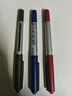 uni三菱 uni-ball EYE黑红蓝中性笔高颜值0.5mm签字笔商务直液式学生水笔水性笔套装 UB-150 3支 实拍图