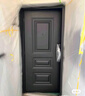 三青水性金属防盗门漆入户门改色漆防锈漆铁门翻新油漆 深空灰1KG 实拍图