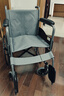 鱼跃(yuwell)轮椅车H051折叠老人轻便旅行手推车钢管免充气胎代步车 实拍图