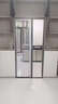 透明亚克力水晶板折叠门推拉门隐形楼梯口厨房免打孔空调隔断移门 下单定制 下单定制 实拍图