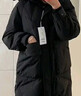 鸭鸭（YAYA）新款羽绒服女士中长款冬季高端加厚显瘦休闲过膝韩版保暖防寒外套 黑色 XL /170 实拍图