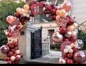 祥盈升结婚气球拱门支架婚庆婚礼结婚婚房布置装饰用品全套结婚用品大全 轻奢气球拱门 红色 实拍图