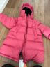 保姆鹅  【风墙】儿童羽绒服宝宝中长款护脸加厚外套保暖童装[NG2664] 石榴粉 140 实拍图
