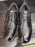 京东京造皮鞋系带光面德比鞋头层牛皮正装鞋婚鞋面试鞋男友黑39 实拍图