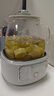 九阳（Joyoung）0胶水净萃全玻璃养生壶 烧水加快40% 炖煮恒温泡茶壶电热水壶办公室1L迷你花茶壶WY104 绿色  实拍图
