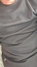 拇指白小T【可机洗拒水鹅绒T】秋冬男女羽绒保暖T恤上衣打底衫 男墨黑 L 晒单实拍图