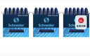 施耐德（Schneider）钢笔墨囊墨水胆非碳素不堵笔德国进口欧标钢笔适用3盒/18支装 蓝黑色6699 实拍图