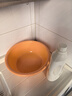 新款圆形家用洗脸盆加厚卫生间厨房洗衣洗菜洗脚宿舍泡脚盆 随机颜色 加大号【直径39.5CM】 实拍图