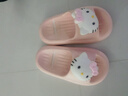 猪爸爸儿童拖鞋女童夏季2025新款室内防滑6-12岁三丽鸥宝宝亲子拖鞋粉17 实拍图