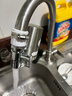 九阳（Joyoung）净水器水龙头过滤器家用非直饮厨房前置净化自来水不锈钢机身加粗滤芯 1机4芯 实拍图