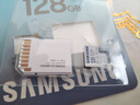 三星（SAMSUNG）128GB TF(MicroSD)存储卡 EVO白卡 U3A2V30 手机平板switch游戏机内存卡 支持4K视频 读160MB/s 实拍图