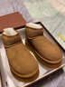 骆驼（CAMEL）雪地靴女冬季新款加绒保暖加厚棉鞋休闲懒人毛毛鞋 L23W275157驼色 40 实拍图